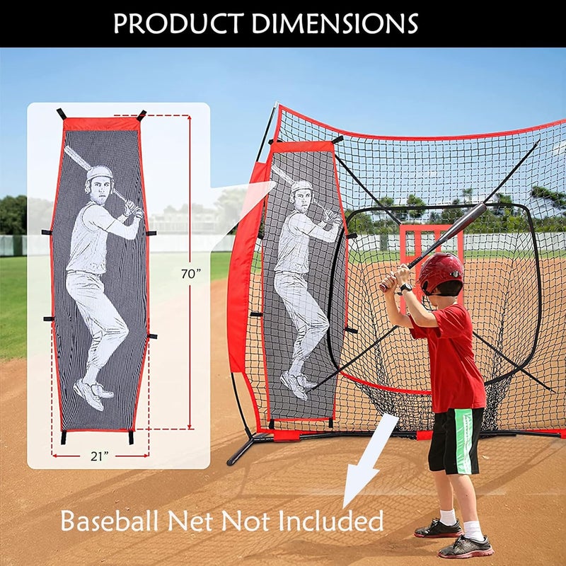 Supvision Baseball and Softball Pitching Dummy Batter Training Mannequin Pitching Target Pitching Softball Pitching Tools Aid for Improved Accuracy - Image 2